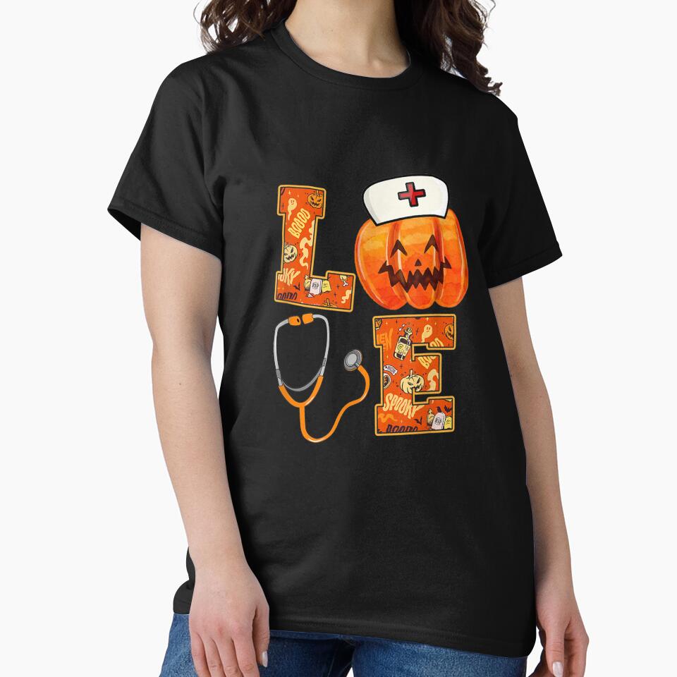 Nurse Nursing RN t cute Love Nurse Halloween Costume by Jonahjimenez T-Shirts, Hoodie, Sweatshirt | BlankRebels.com (Image 2)