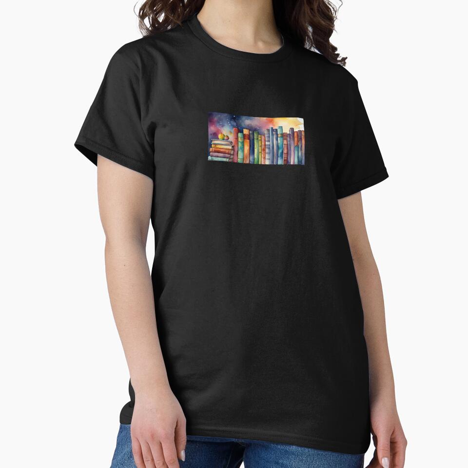 bibliophile books illustration by AEYA T-Shirts, Hoodie, Sweatshirt | BlankRebels.com (Image 2)