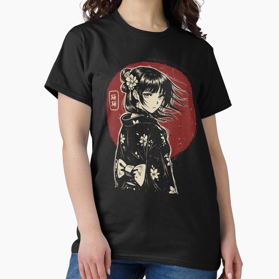 Maomao Windswept Sunset by MadShroomPrints T-Shirts, Hoodie, Sweatshirt | BlankRebels.com (Image 2)