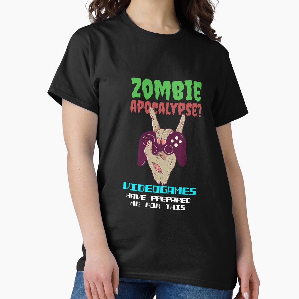 Zombie Apocalypse Gamer Gaming by titanosdesign