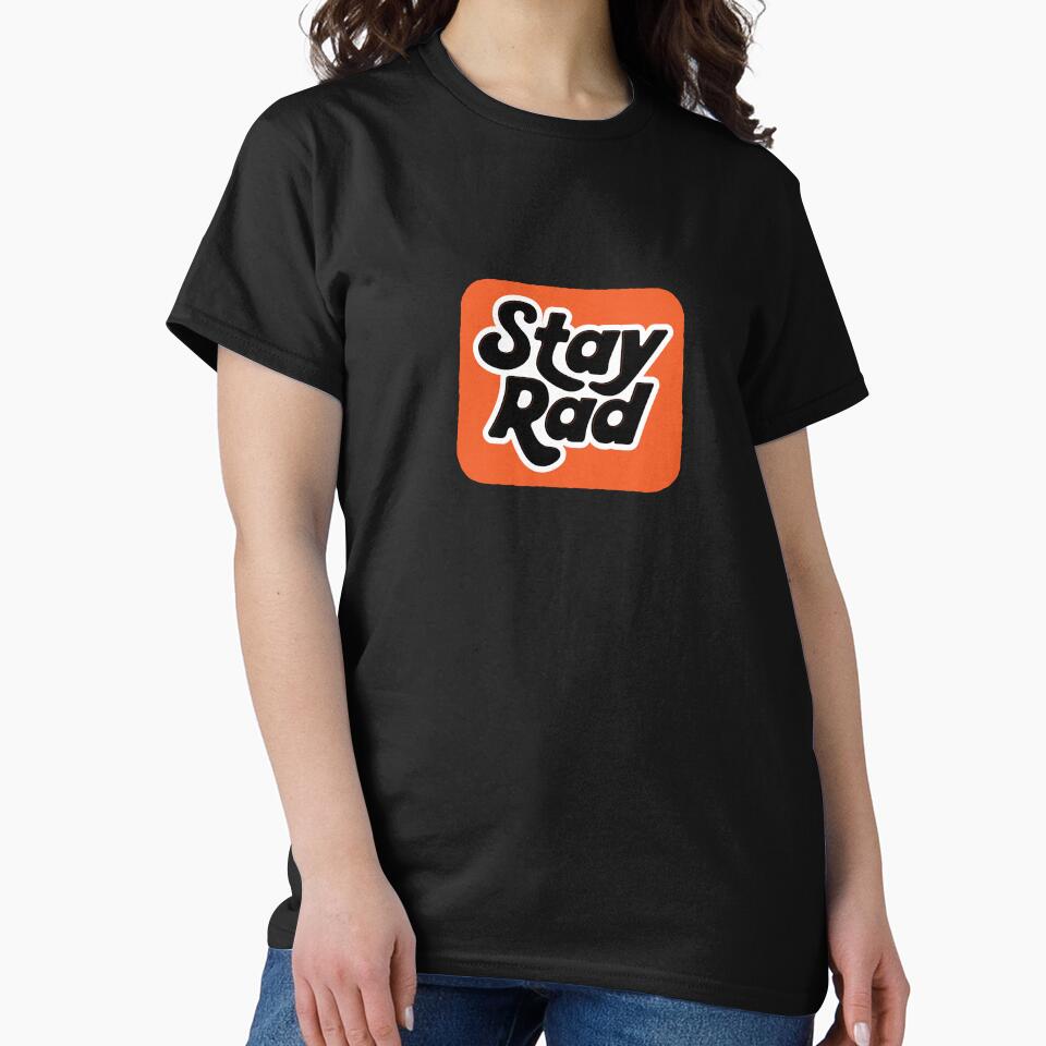 Retro-Inspired Stay Rad Typography by trepiu T-Shirts, Hoodie, Sweatshirt | BlankRebels.com (Image 2)