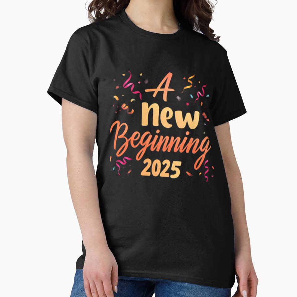 A New Beginning 2025_Black by oceanisea T-Shirts, Hoodie, Sweatshirt | BlankRebels.com (Image 2)