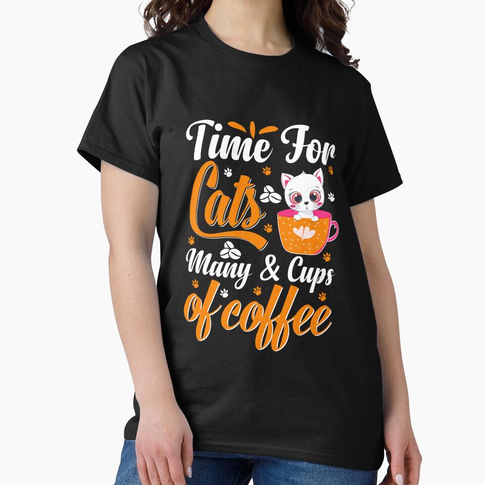 Time Cats Coffee T-Shirts, Hoodie, Sweatshirt