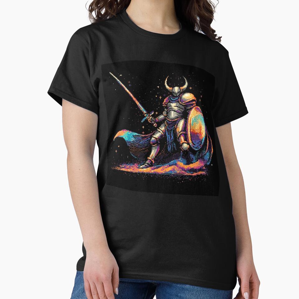 Rainbow Knight Pixel Art by Kaos-Bit T-Shirts, Hoodie, Sweatshirt | BlankRebels.com (Image 2)