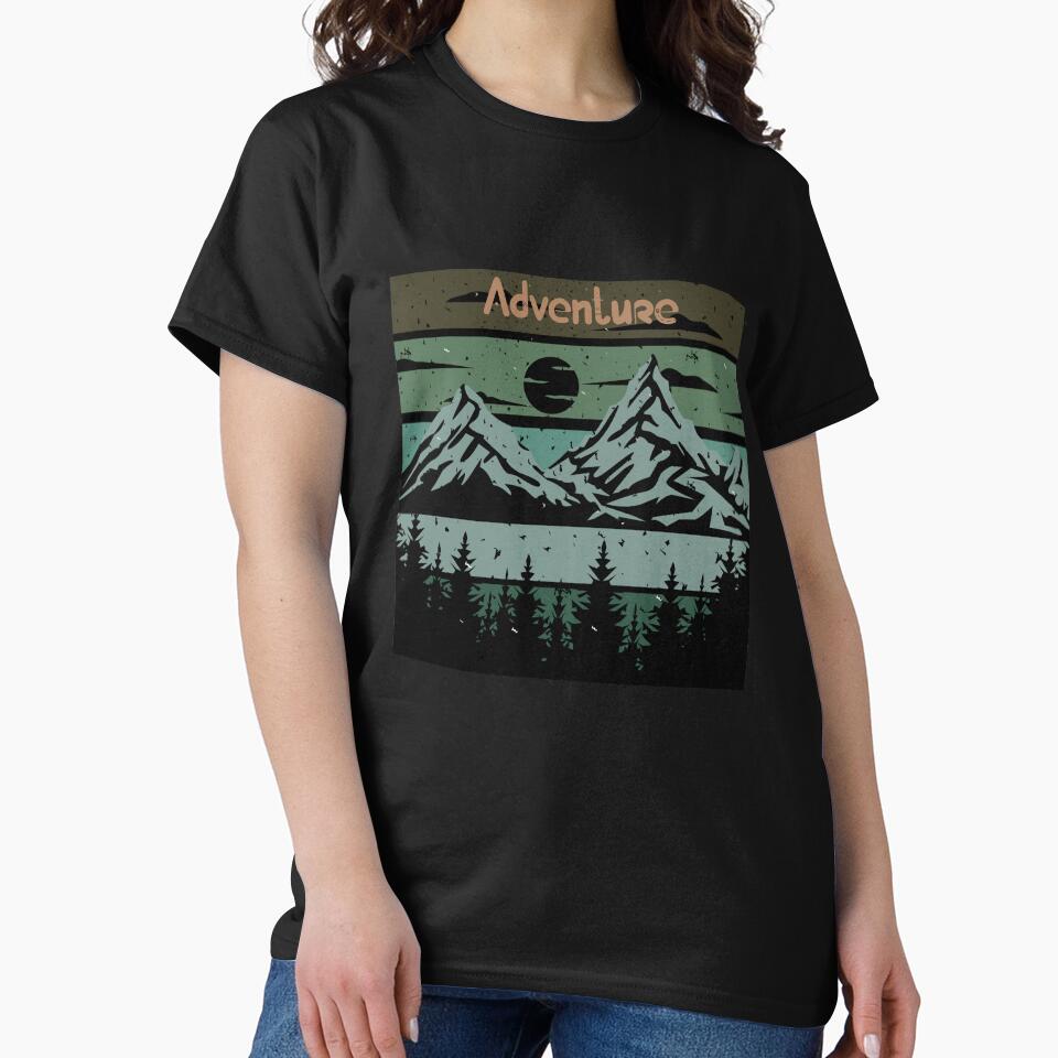 Adventure Design — Mountains & Forest by myinkydesigns T-Shirts, Hoodie, Sweatshirt | BlankRebels.com (Image 2)