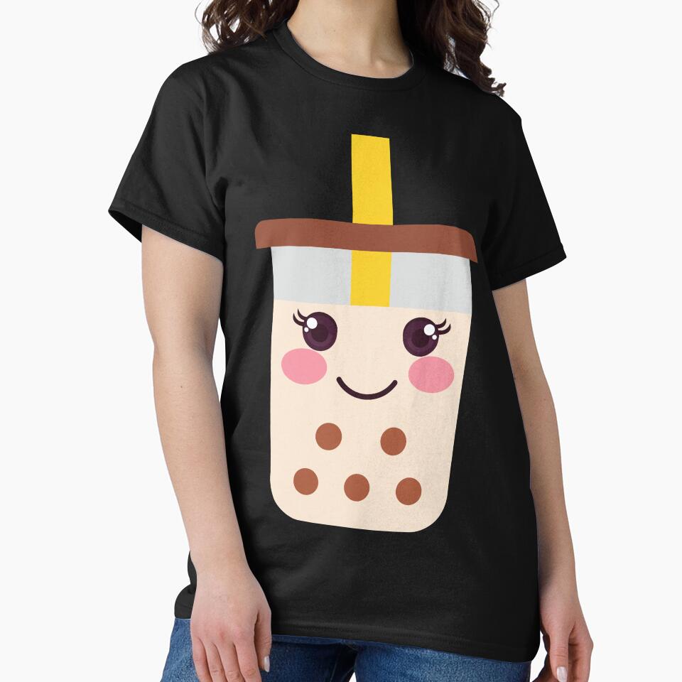 Cute Boba Milk Tea Kawaii Bubble Tea Lover by hasnimed T-Shirts, Hoodie, Sweatshirt | BlankRebels.com (Image 2)
