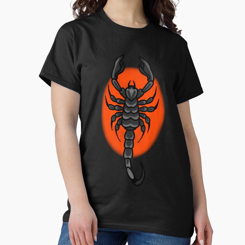 Traditional Scorpion Tattoo Style by rjhhjawthux77 T-Shirts, Hoodie, Sweatshirt | BlankRebels.com (Image 2)