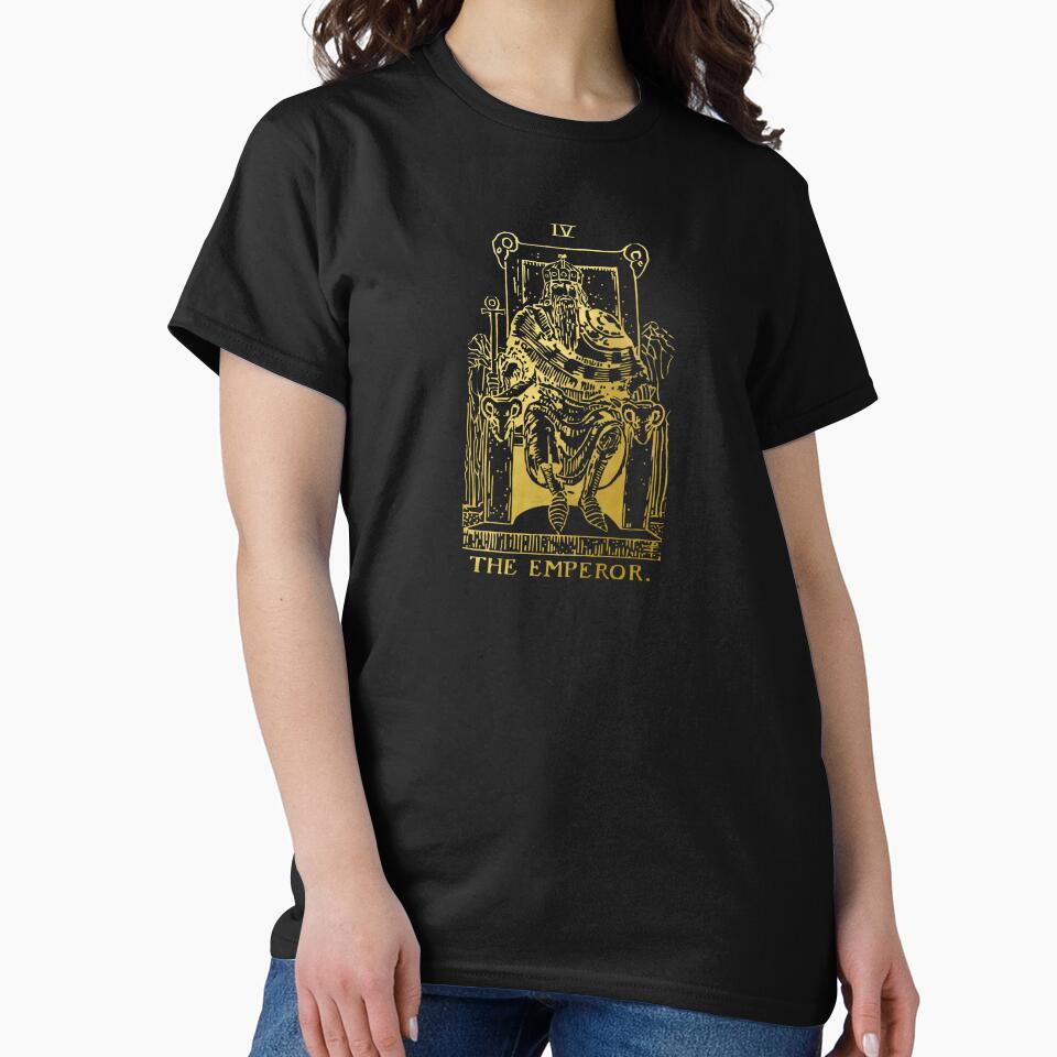 Tarot Card The Emperor Gold Deck by Michallandsberg T-Shirts, Hoodie, Sweatshirt | BlankRebels.com (Image 2)