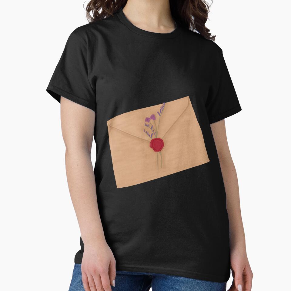 Envelope waxed sealed with flowers by Becky-Marie T-Shirts, Hoodie, Sweatshirt | BlankRebels.com (Image 2)