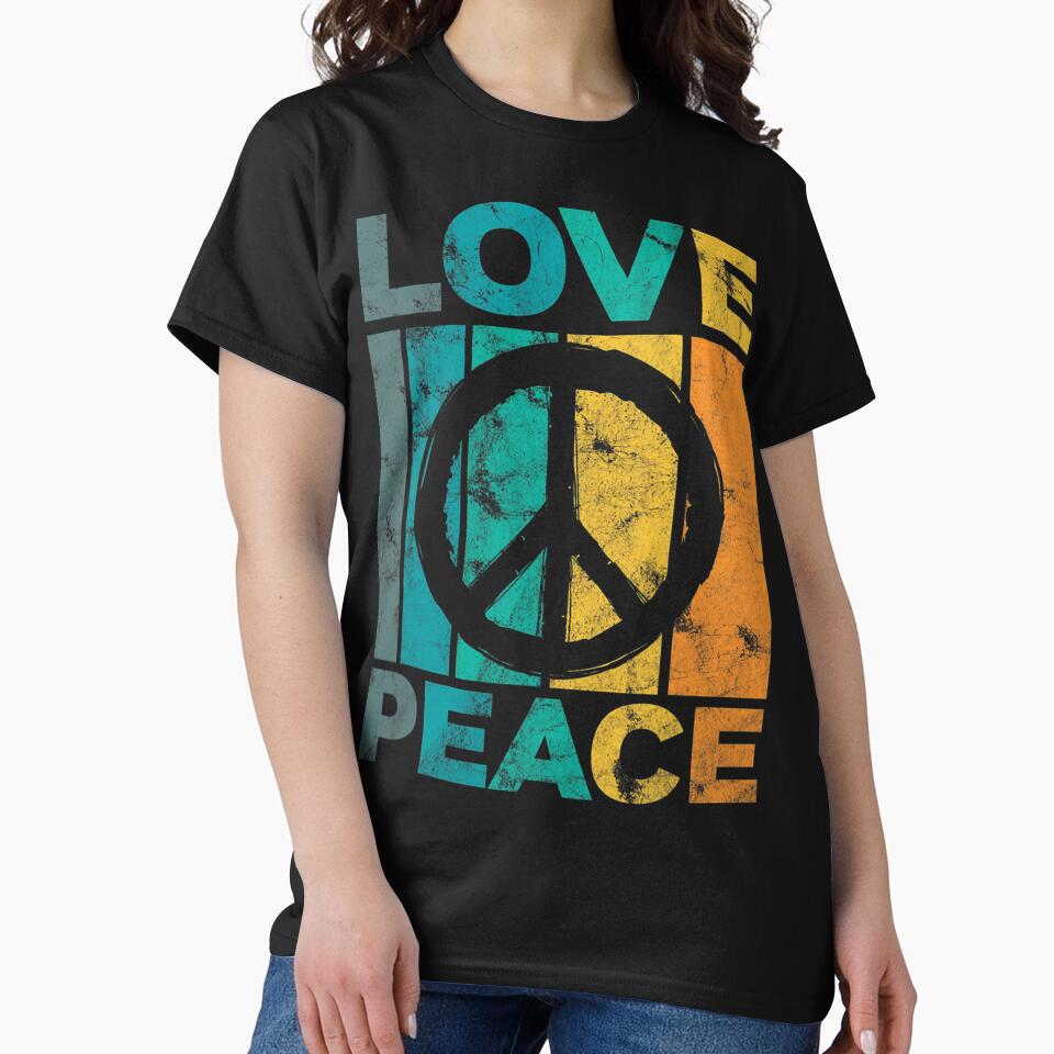 Love Peace Freedom Hippie  Idea by SayDalin T-Shirts, Hoodie, Sweatshirt | BlankRebels.com (Image 2)