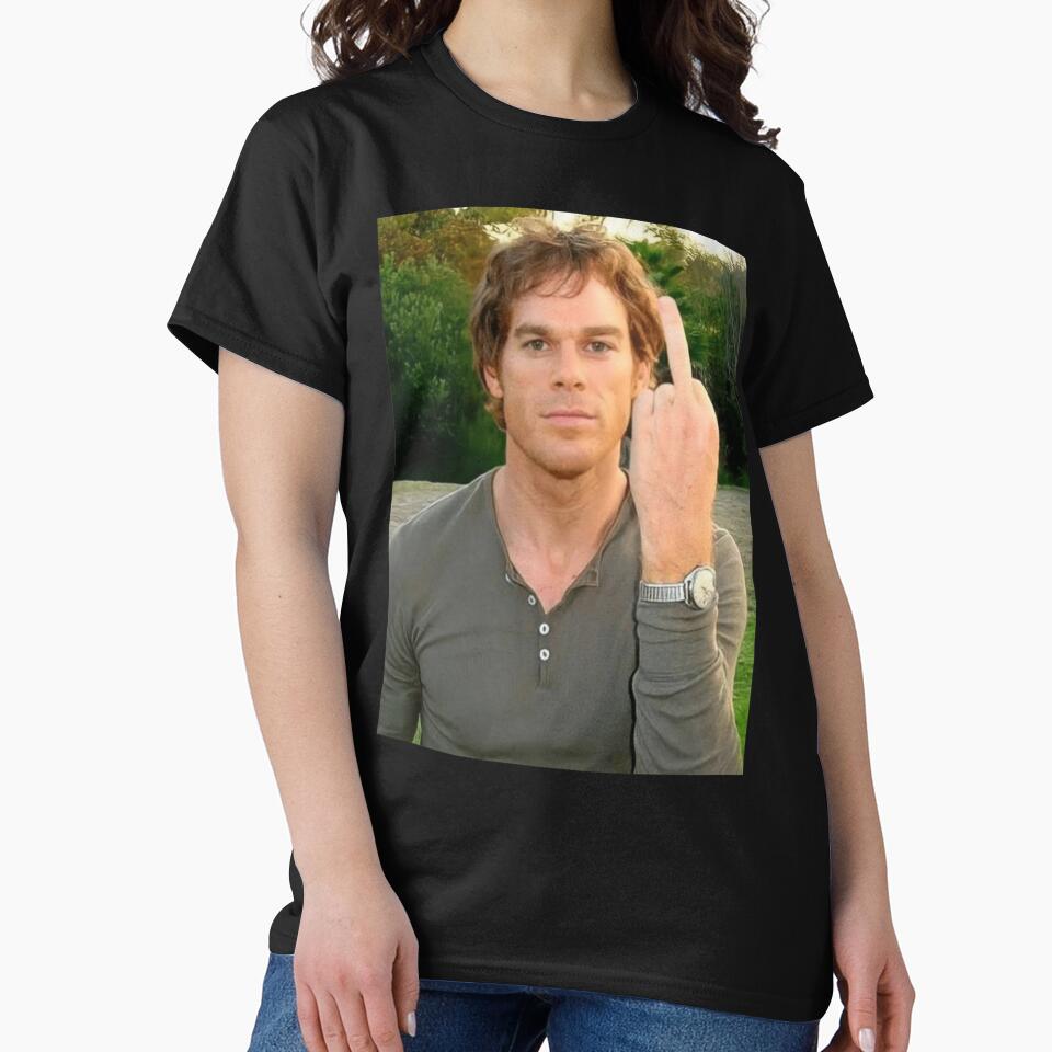 Dexter Morgan Flipping Off T-Shirts, Hoodie, Sweatshirt