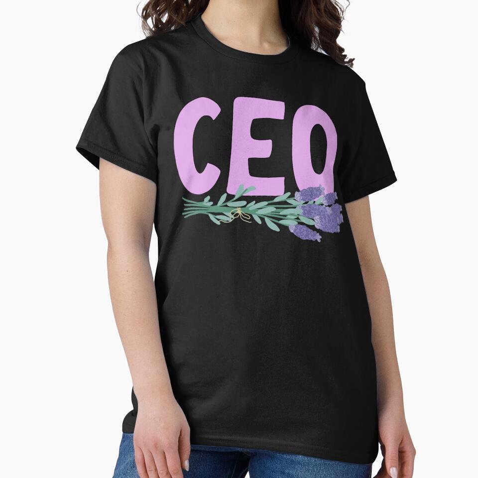 CEO Boss With Lavender by BundaBear T-Shirts, Hoodie, Sweatshirt | BlankRebels.com (Image 2)