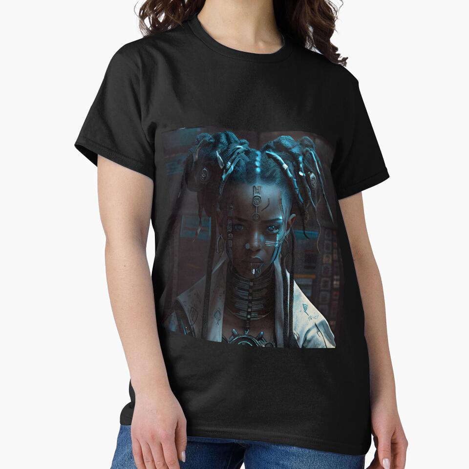 Mystic Cyberpunk Priestess by EssonDigital