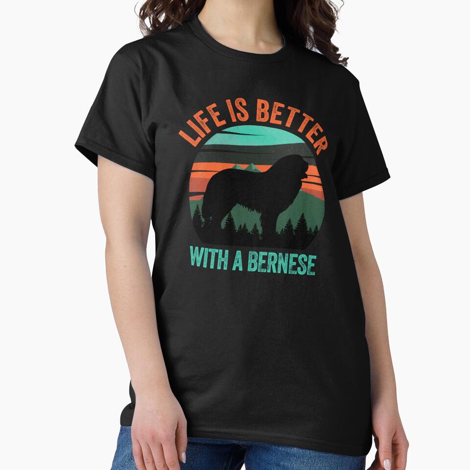 Life Is Better With A Berner Bernese Mountain Dog by Guarddogdrive T-Shirts, Hoodie, Sweatshirt | BlankRebels.com (Image 2)