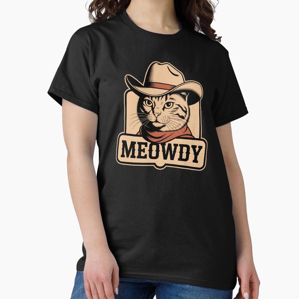 Meowdy Cat by casualVisions T-Shirts, Hoodie, Sweatshirt | BlankRebels.com (Image 2)