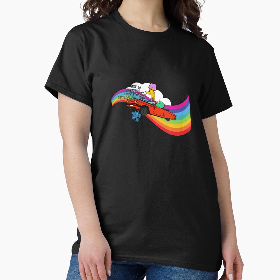 Autism Acceptance Giraffe & Narwhal by EWAutismLibrary