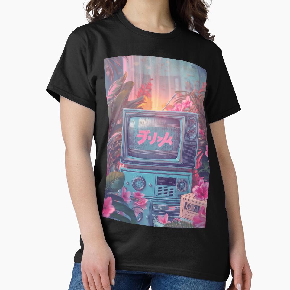 Vaporwave TV by zerocult T-Shirts, Hoodie, Sweatshirt | BlankRebels.com (Image 2)