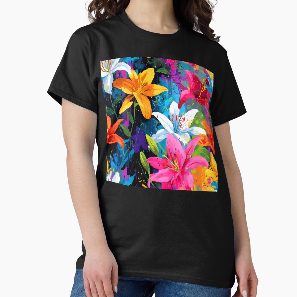 Vibrant Tropical Island Festival Of Flowers Colorful Art by DEC02 T-Shirts, Hoodie, Sweatshirt | BlankRebels.com (Image 2)