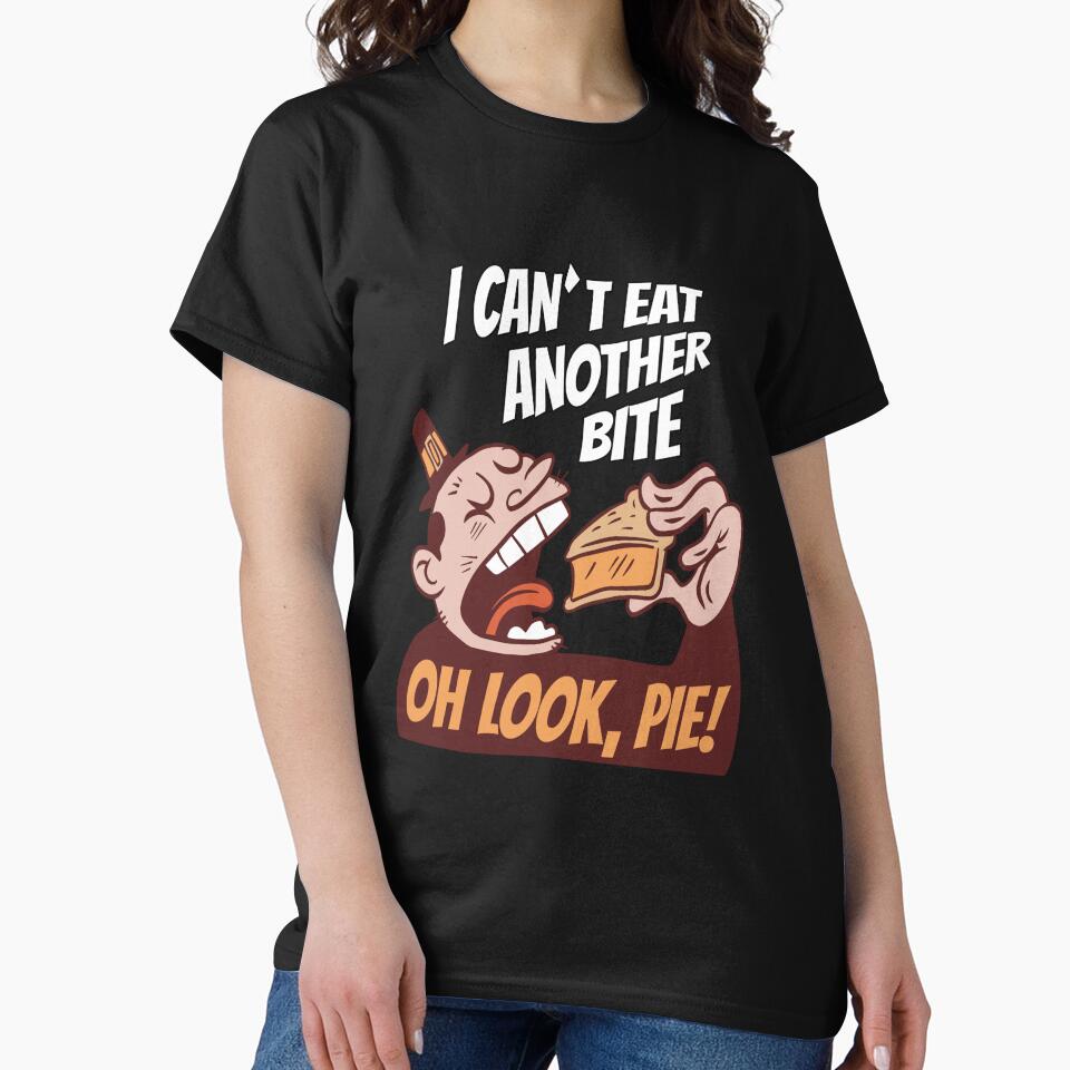 Funny Humor Thanksgiving Day I Can’t Eat Another Bite by fantasticdesign T-Shirts, Hoodie, Sweatshirt (Image 2)