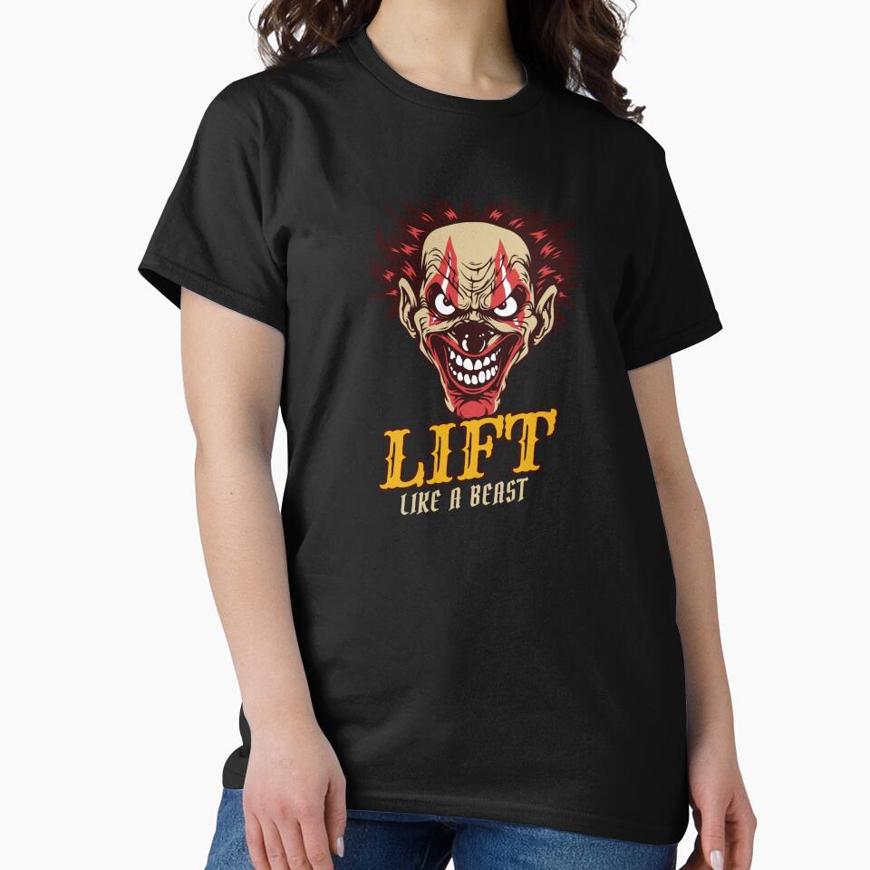 Lift Like A Beast Clown by PucksPlace T-Shirts, Hoodie, Sweatshirt | BlankRebels.com (Image 2)