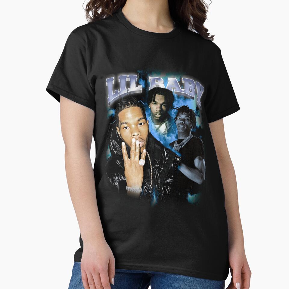 Lil baby Vintage 90s Bootleg by asfjdefa T-Shirts, Hoodie, Sweatshirt | BlankRebels.com (Image 2)