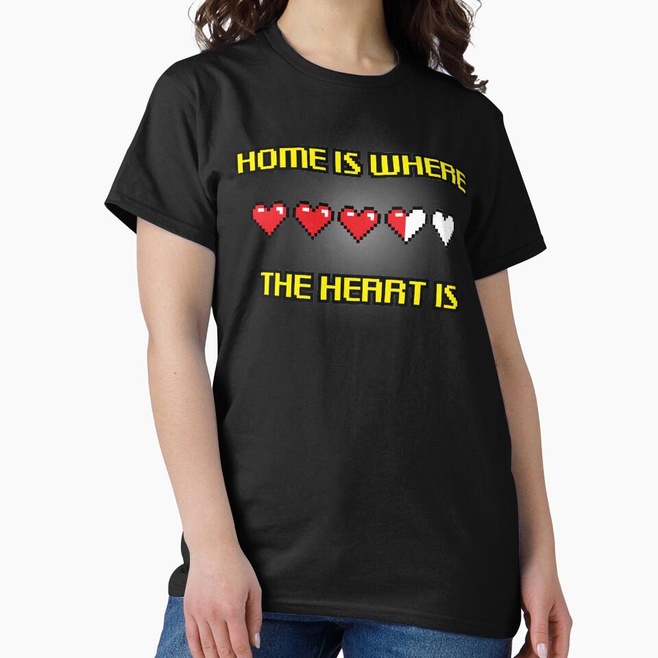 Home is where the heart is. Retro Gaming by Daniel  Paul T-Shirts, Hoodie, Sweatshirt | BlankRebels.com (Image 2)