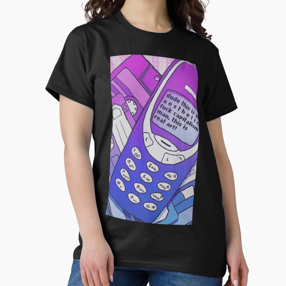 Vaporwave Mobile Phone by zerocult T-Shirts, Hoodie, Sweatshirt | BlankRebels.com (Image 2)