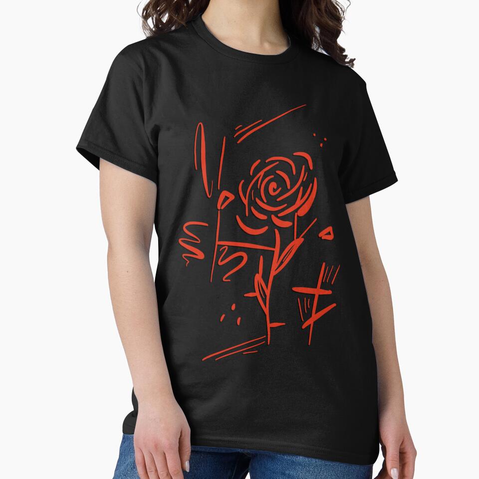 Abstract Grunge Rose Art by Cooper Lynn Designs T-Shirts, Hoodie, Sweatshirt | BlankRebels.com (Image 2)