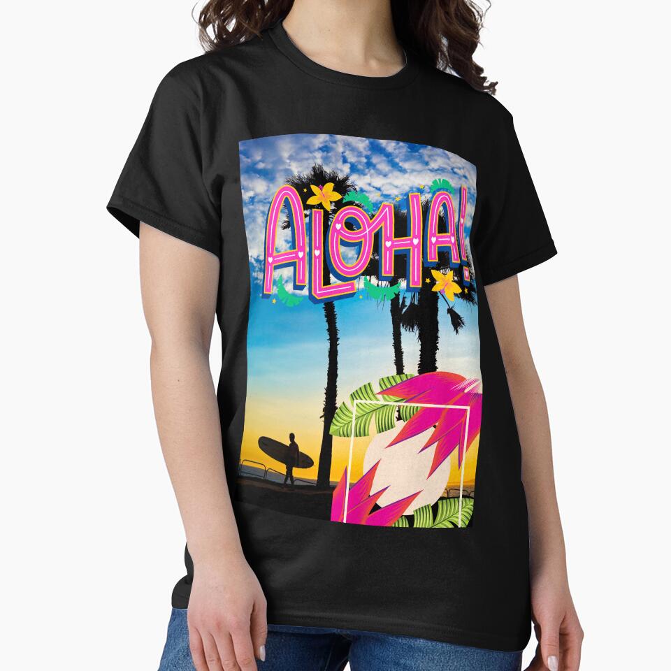 VINTAGE HAWAII SURFING LABEL by starfishstuff T-Shirts, Hoodie, Sweatshirt | BlankRebels.com (Image 2)