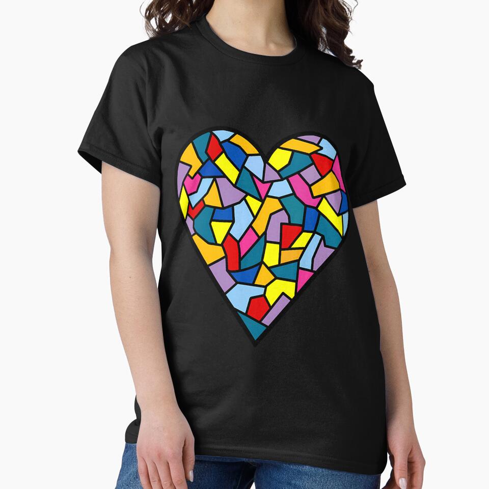 DID OSDD Awareness Ribbon Heart Pattern by vvvfwove26 T-Shirts, Hoodie, Sweatshirt | BlankRebels.com (Image 2)