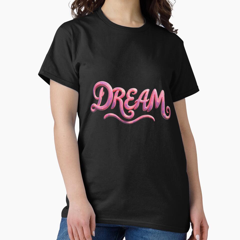 DREAM Minimal Typography Art by DIGPROF T-Shirts, Hoodie, Sweatshirt | BlankRebels.com (Image 2)