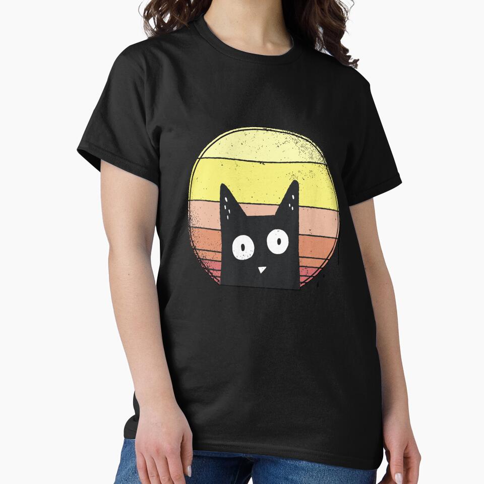 Sunset cat by zaher97 T-Shirts, Hoodie, Sweatshirt | BlankRebels.com (Image 2)