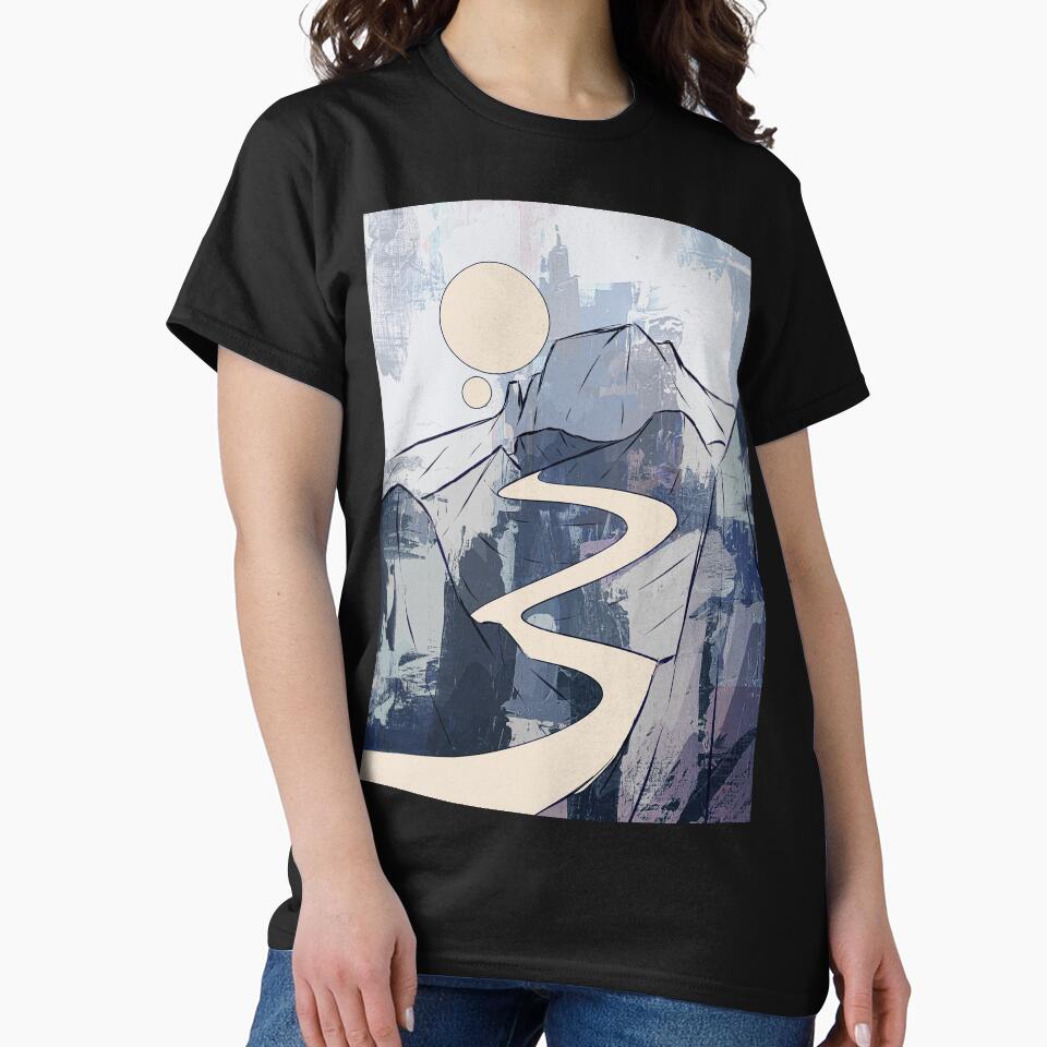 A lane to the mountains by Swadeillustrations T-Shirts, Hoodie, Sweatshirt | BlankRebels.com (Image 2)