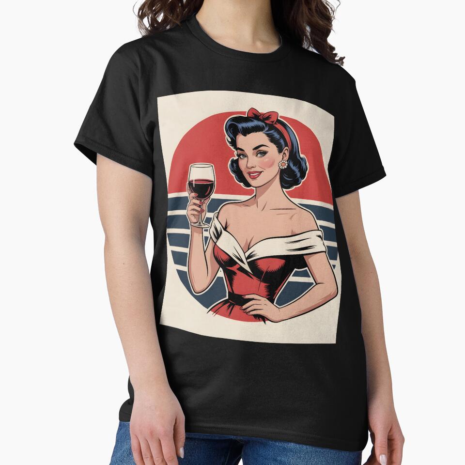 Underneath This Beautiful Huge Rack I Have A Heart And Probably Wine – Retro Funny Shirt by Viktorio Art Shop... (Image 2)