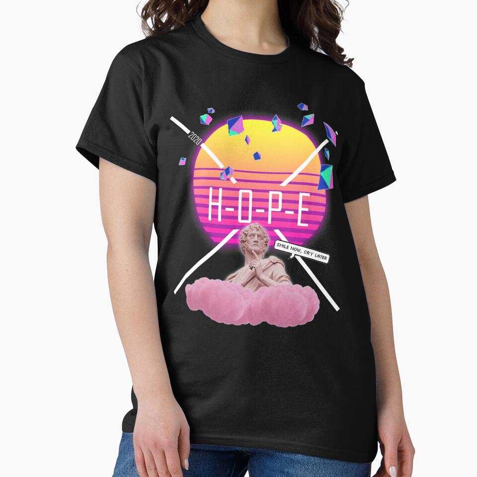 HOPE vaporwave aesthetic by DoomDude T-Shirts, Hoodie, Sweatshirt | BlankRebels.com (Image 2)