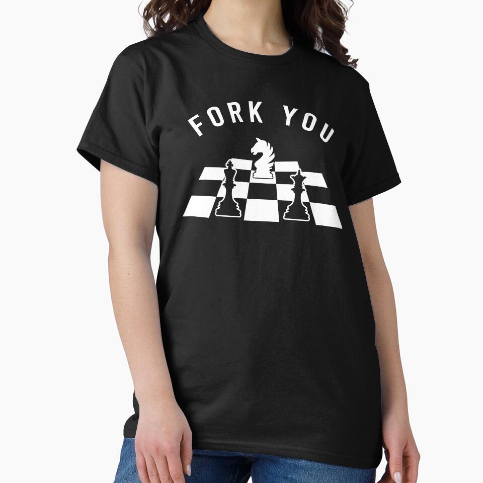 Chess Player Gift Fork You Funny Chess by The Junto Shop