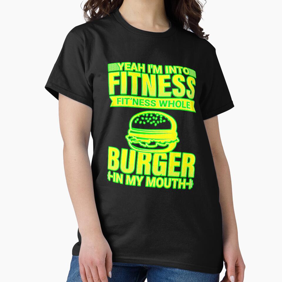 Funny Burger Lover Fitness #2 T-Shirts, Hoodie, Sweatshirt