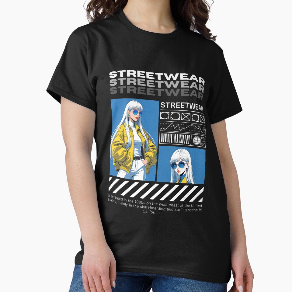 AESTHETIC GIRL |  Anime Streetwear by TeenVibe-Shop T-Shirts, Hoodie, Sweatshirt | BlankRebels.com (Image 2)