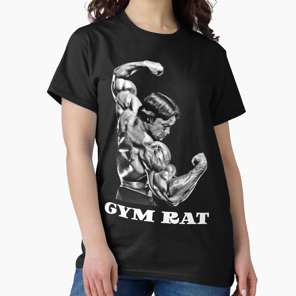 Gym Rat. Arnold Schwarzenegger Fan art. by HuzaifaNaveedh T-Shirts, Hoodie, Sweatshirt | BlankRebels.com (Image 2)