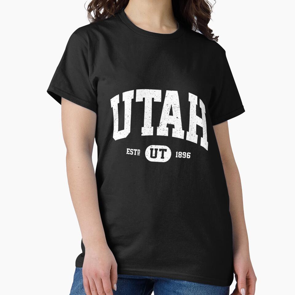 Utah Sweatshirt Retro Vintage Utah Hoodie Gifts UT by TinhY T-Shirts | BlankRebels.com (Image 2)