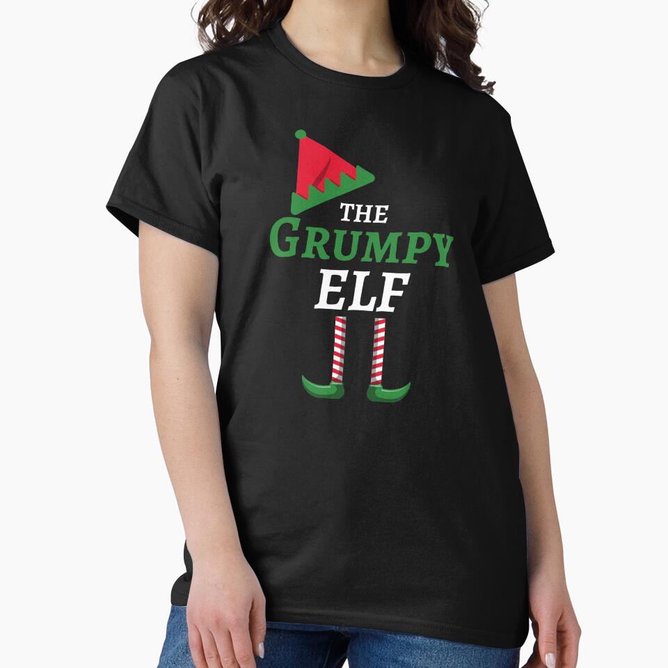 The Grumpy Elf matching family Christmas by HolidayTees T-Shirts, Hoodie, Sweatshirt | BlankRebels.com (Image 2)