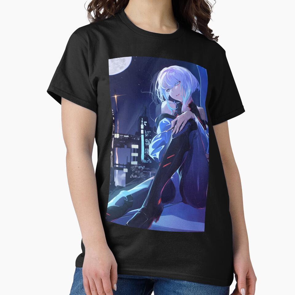 Cyberpunk Moon Lucy by KacyArt T-Shirts, Hoodie, Sweatshirt | BlankRebels.com (Image 2)
