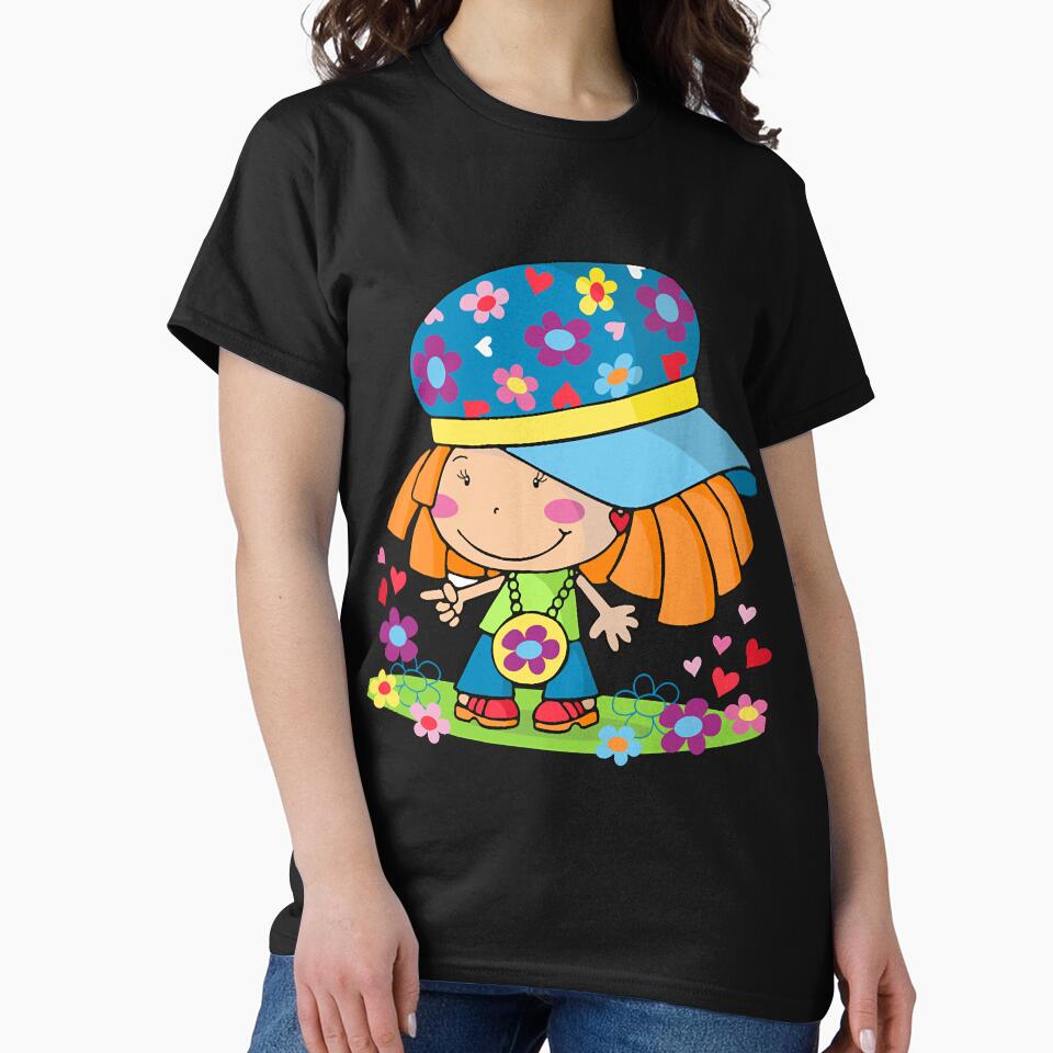 Little hippie girl by GiddeonKryde T-Shirts, Hoodie, Sweatshirt | BlankRebels.com (Image 2)