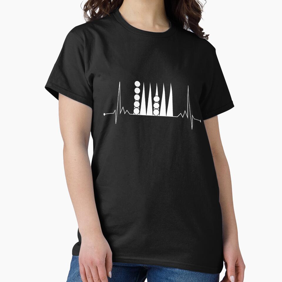 Backgammon Heartbeat Board Game Night by PowerDesignsPD T-Shirts, Hoodie, Sweatshirt | BlankRebels.com (Image 2)