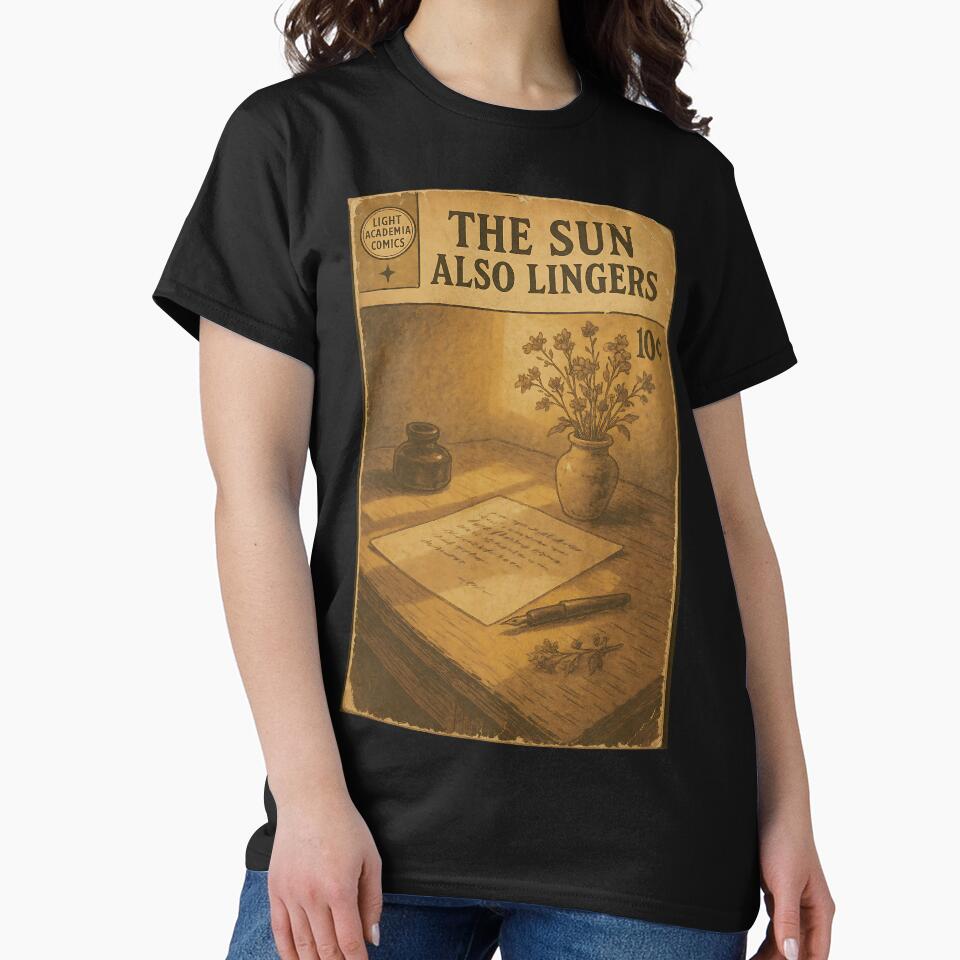 Nostalgic Light Academia: The Sun Also Lingers by bapupa T-Shirts, Hoodie, Sweatshirt | BlankRebels.com (Image 2)