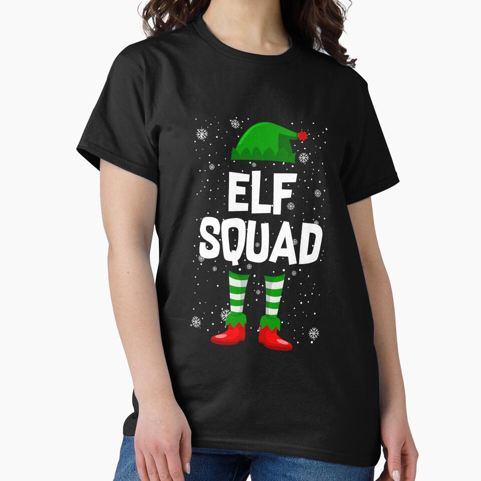 Funny Xmas ELF Squad Christmas Pajama For Boys Girls Adults by mteehut T-Shirts, Hoodie, Sweatshirt (Image 2)