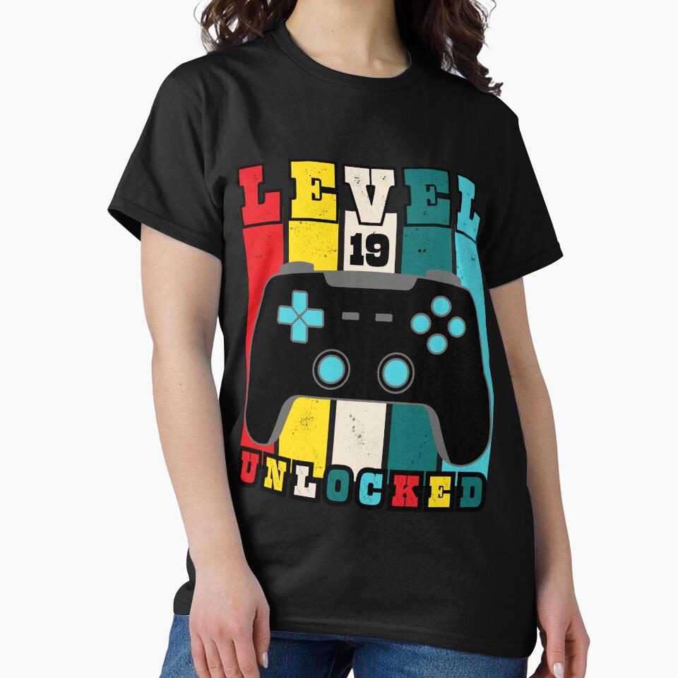 Happy Birthday To You - Level 19 Unlocked by relso T-Shirts, Hoodie, Sweatshirt | BlankRebels.com (Image 2)