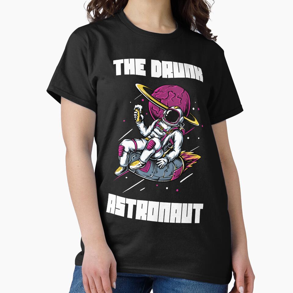 THE DRUNK ASTRONAUT by MJ96-PRO T-Shirts, Hoodie, Sweatshirt | BlankRebels.com (Image 2)