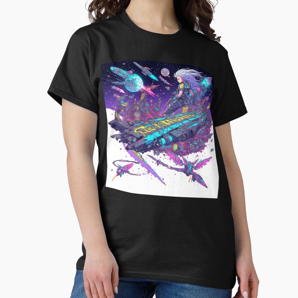 Primary: Neon Overdrive: The Lost Synthwave Space Opera  Alternative: Cyber-Psychedelic Chaos: A Retro-Futurist... (Image 2)