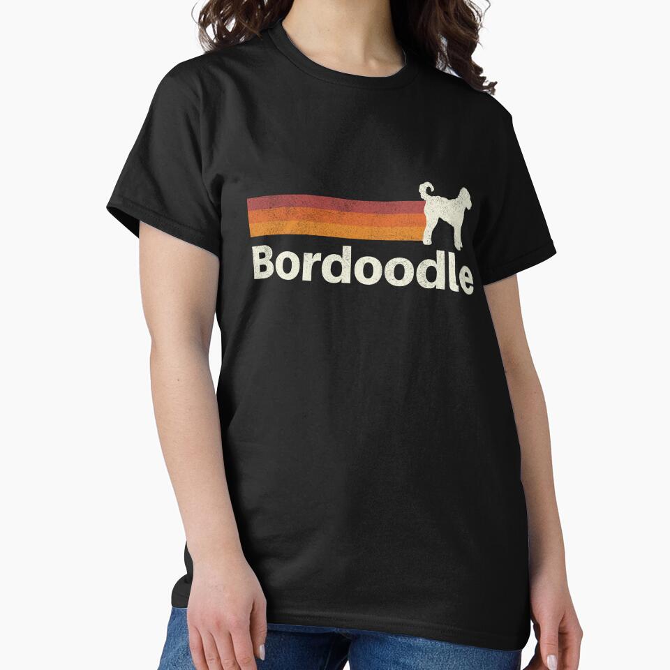Bordoodle Dog Vintage Retro Pet Lover by rafaeltto